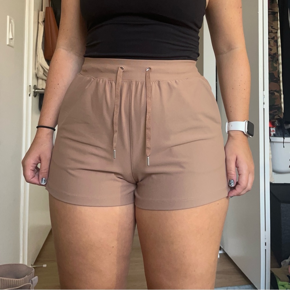 Tan Old Navy shorts